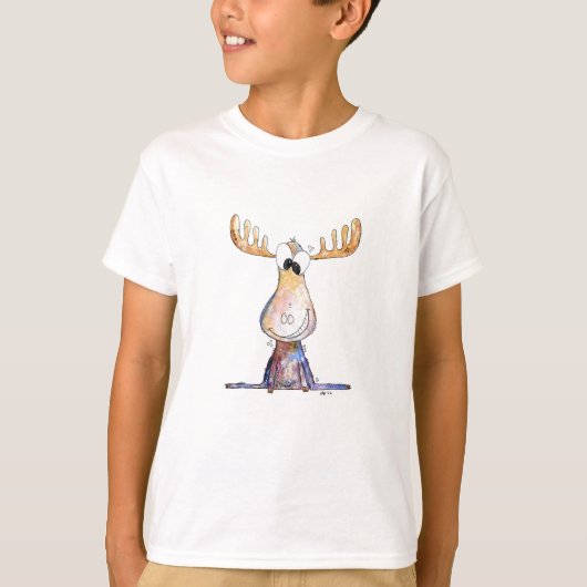T-shirt Oie blanche mignonne (Devant)