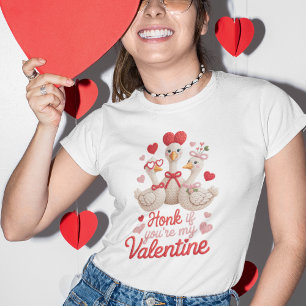 T-shirt Oie de la Saint-Valentin : Cornement idiot si vous