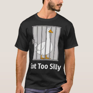 T-shirt Oie Drôle de Pun Humour Silly Amoureux des Oiseaux