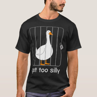 T-shirt Oie drôle trop bête Pun