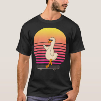 T-shirt Oie Rétro Vintage Oie Animal de Ferme