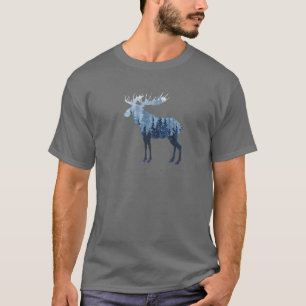 T-shirt Oie Sauvage Dans La Forêt Misty, L'Oie Du Michiga