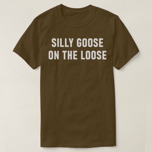 T-shirt Oie Silencieuse Sur La Perte 1 (Design devant)