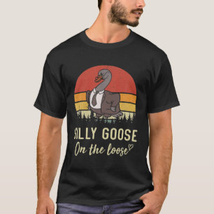 T-shirt Oie Silly Sur La Perte Boss Pun Animal De Ferme Pl