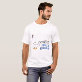 T-shirt Oie soie Certifiée Avec Casquette À hélice Adorabl (Devant entier)