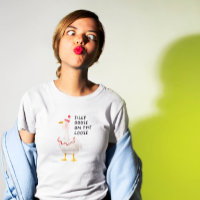 Oie sotte sur la perte