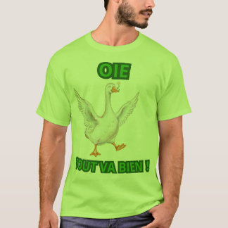 T-shirt Oie Tout Va Bien – Illustration Oie Souriante