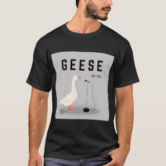 T-shirt Oies Bande Graphique Gris