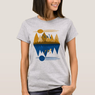 T-shirt Oies en vol