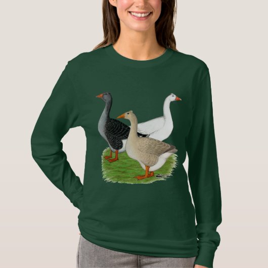 T-shirt Oies : Trio Tufted (Devant)