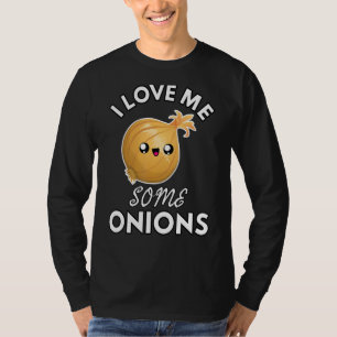 T-shirt Oignon Je M'Aime Quelques Oignons Drôle Mignonne C