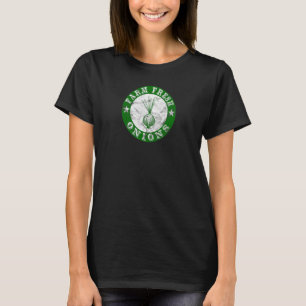 T-shirt Oignons frais de la ferme Vintage Retro