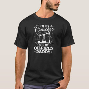 T-shirt Oilfield Papa Travailleur Huile Foreuse de forage 