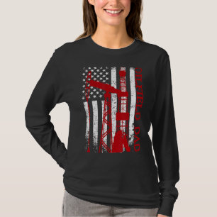 T-shirt Oilfield Worker Rig Roghneck Oilfield Papa