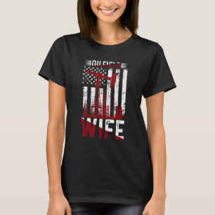 T-shirt Oilfield Worker Rig Roughneck Oilfield Femme