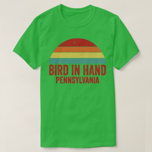 T-shirt Oiseau À La Main Pennsylvanie (Design devant)