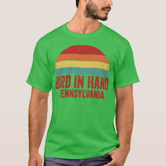T-shirt Oiseau À La Main Pennsylvanie