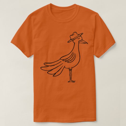 T-shirt Oiseau avec casquette 1 (Design devant)