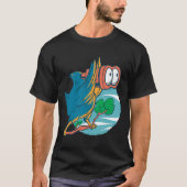 T-shirt Oiseau Avec Jumelles (Devant)