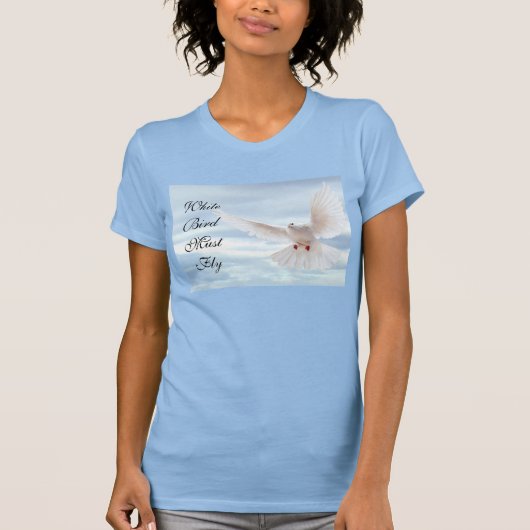 T-shirt Oiseau blanc (Devant)