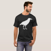 T-shirt Oiseau blanc de corneille (Devant entier)