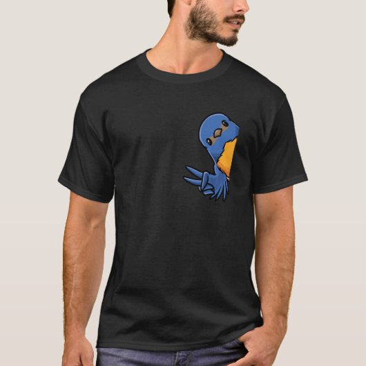 T-shirt Oiseau bleu (Devant)