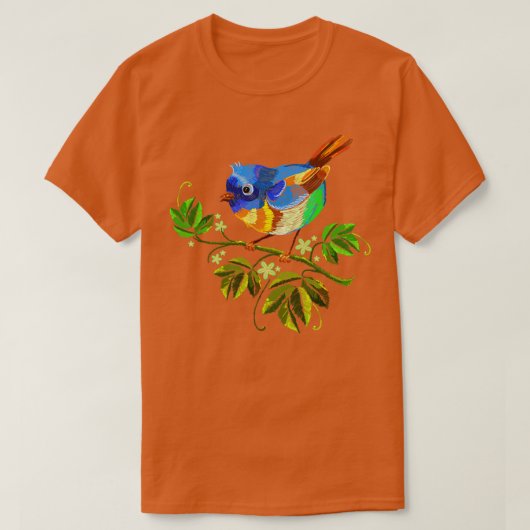 T-shirt Oiseau bleu (Design devant)
