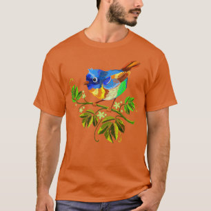 T-shirt Oiseau bleu