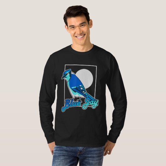 T-shirt Oiseau bleu Jay (Devant entier)