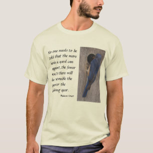 T-shirt Oiseau bleu, l'ami du jardinier
