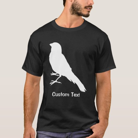 T-shirt Oiseau canarien permanent (Devant)
