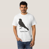 T-shirt Oiseau canarien permanent (Devant entier)