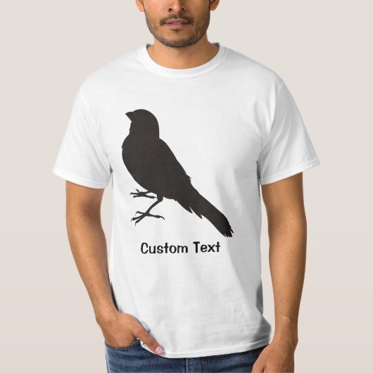 T-shirt Oiseau canarien permanent (Devant)