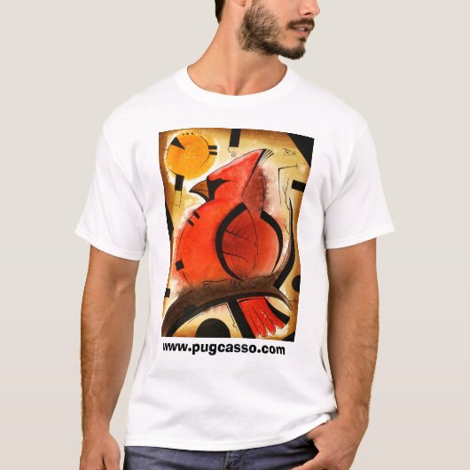 T-shirt Oiseau cardinal dk_2005aug8q (Devant)