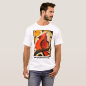 T-shirt Oiseau cardinal dk_2005aug8q (Devant entier)