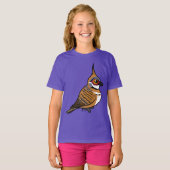 T-shirt Oiseau cartonné Birdorable Spinifex Pigeon (Devant entier)