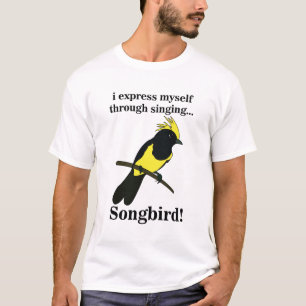 T-shirt Oiseau chanteur Mésange Oiseau drôle Ornithologie
