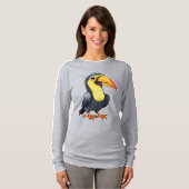 T-shirt Oiseau Chibi Tropical (Devant entier)