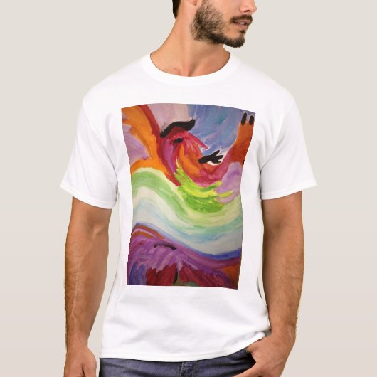 T-shirt Oiseau coloré (Devant)
