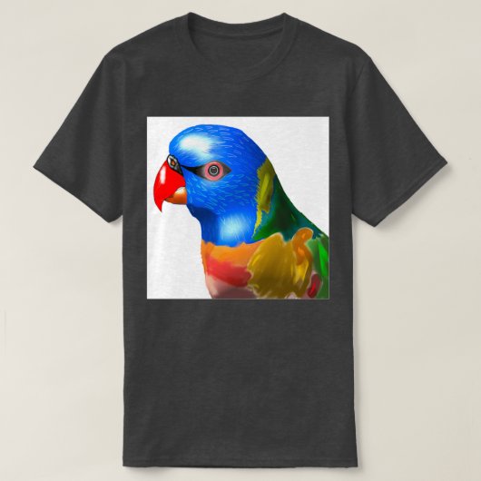 T-shirt Oiseau coloré (Design devant)
