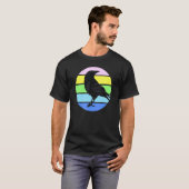 T-shirt Oiseau Corbeau Silhouette Oiseau (Devant entier)