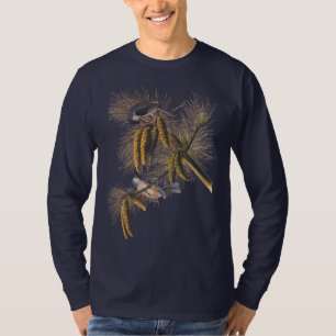 T-shirt Oiseau crêté d'Audubon de mésange