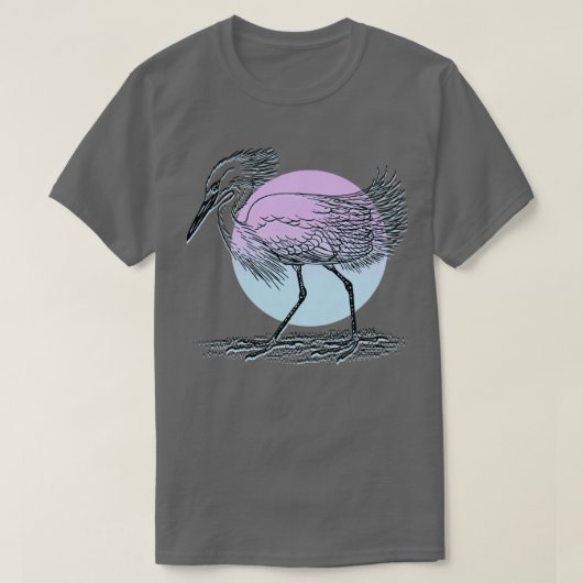 T-shirt Oiseau d'aigrettes (Design devant)