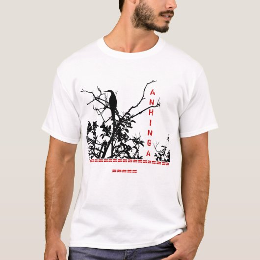 T-shirt Oiseau d'ANHINGA (Devant)