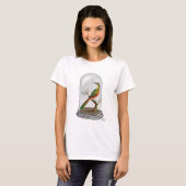 T-shirt Oiseau Dans Bell Jar (Devant entier)