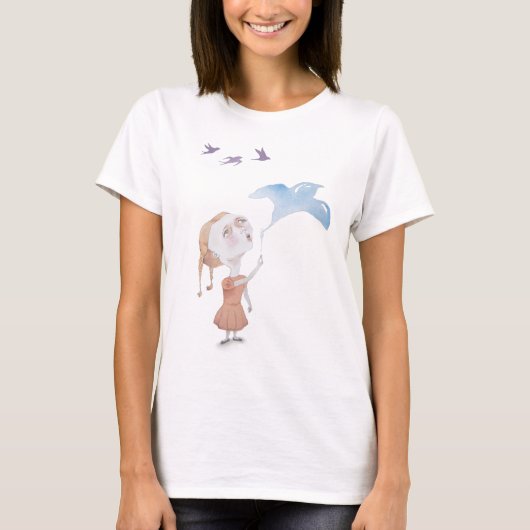 T-shirt Oiseau de bulle (Devant)