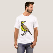 T-shirt Oiseau de citron de Meadowlark (Devant entier)
