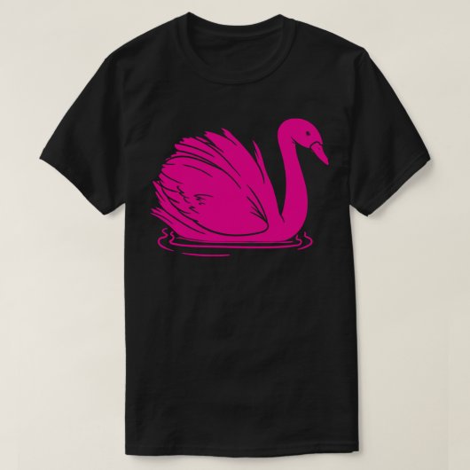 T-shirt Oiseau de cygne 1 (Design devant)