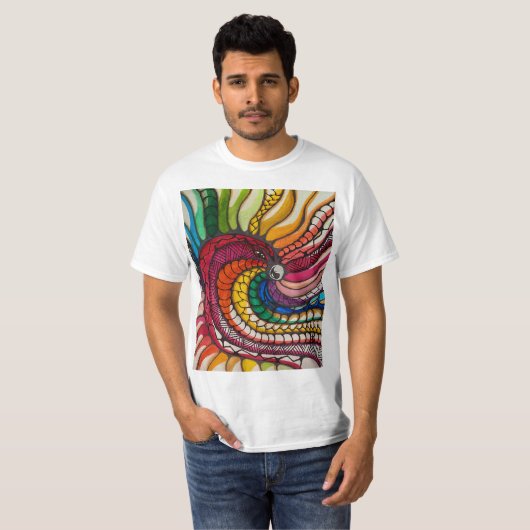 T-shirt Oiseau de fierté 2025 (Devant entier)