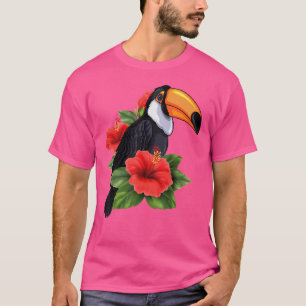 T-shirt Oiseau de forêt tropicale Animal exotique Toucan F